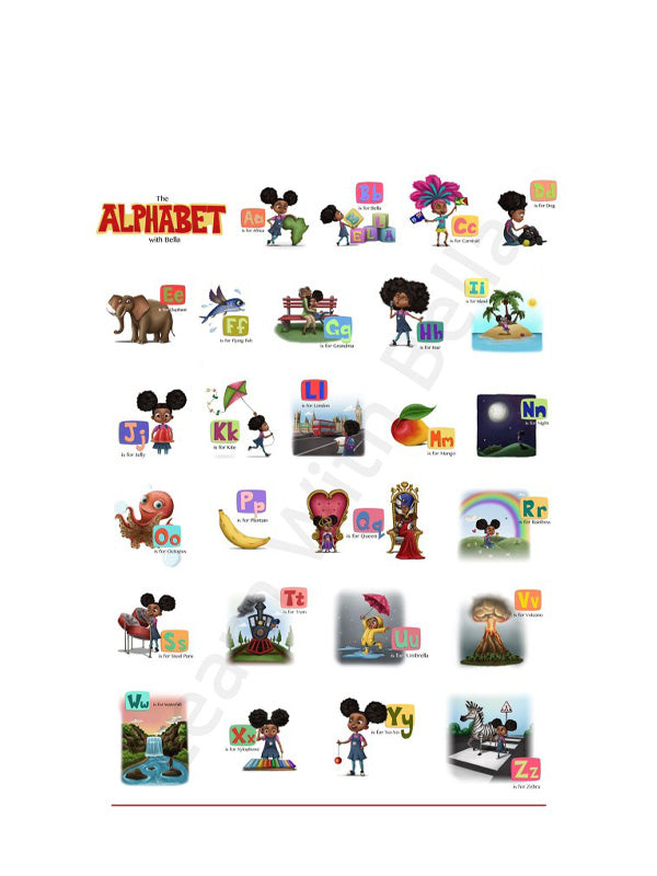 The Alphabet with Bella Poster